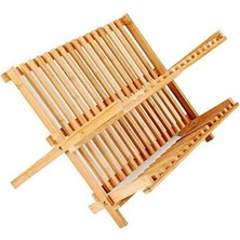 2 Katlı Bambu Katlanır Bulaşıklık ve Tabaklık, Bambu Bulaşıklık, Bambu Tabaklık