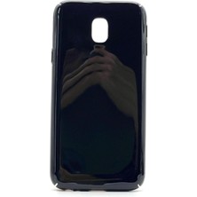 Galaxy J7 Pro Uyumlu Sert Rubber Silikon Kılıf (Siyah)