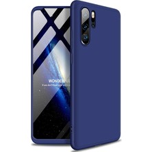 Huawei P30 Pro Için Kılıf Double Dip 360 Protective Lacivert [P30 Pro ile Uyumlu Kılıf - Lacivert]