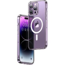 PC-3093 iPhone 14 Pro Max Mat Şeffaf Magsafe Kılıf