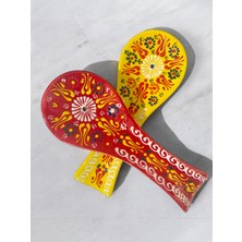 Dekoratif  Tasarım Kirli Kaşık Altlığı Kepçe Altlığı, Çini / Seramik Tamamen El Yapımı