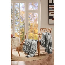 Floretta Çizgili Pamuklu Battaniye 130X170 cm