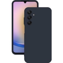 Galaxy A25 Kılıf Kamera Korumalı Silikon Rubber Arka Kapak (Lacivert)