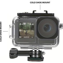 Markofist MF-DJA04 Dji Osmo Action 5 Pro Uyumlu Housing Su Altı Kılıf