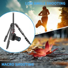 Zomei Q200 Profesyonel Tripod/monopod- Alüminyum Gövde Yapısı 200 cm Uzunluk (Ball Head)