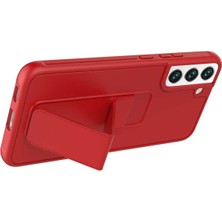 Rivor Samsung Galaxy A55 Uyumlu Kılıf Kamera Çıkıntılı Standlı Yumuşak Dokulu Renkli Esnek Silikon Kapak
