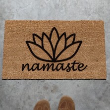 Lamoneta Namaste Lotus 70 x 40  cm  Kapı Önü Koko Kıl Paspas
