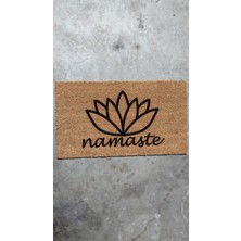 Lamoneta Namaste Lotus 70 x 40  cm  Kapı Önü Koko Kıl Paspas
