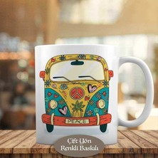 Asilmeydan Hipster Desenli Araba Kupa Bardak Hediyelik-7f77276dfb61d