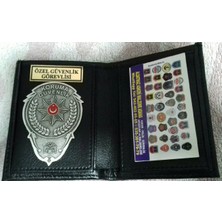 Aldatmaz Özel Güvenlik Rozetli Cüzdan Satınal.sadece Özel Güvenlik Gorevlısı Satın Alabılır