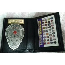 Aldatmaz Özel Güvenlik Rozetli Cüzdan Satınal.sadece Özel Güvenlik Gorevlısı Satın Alabılır