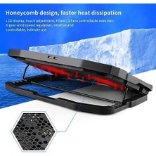 NCK S18 Ayarlanabilir Sessiz 4 Fanlı Notebook Soğutucu Stand Laptop Cooler Bilgisayar Soğutucu Standı