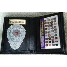 Aldatmaz Yakın Koruma Rozetli Cüzdan Satınal.sadece Yakın Koruma Pers Satın Alabılır.sıvıle Satılmaz.