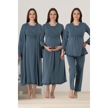 Effortt Antrasit Hamile Lohusa Set