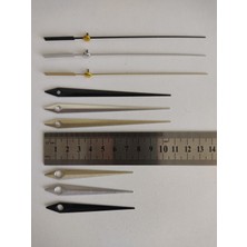 Saat Mekanizması,quartz Akar Sessiz Duvar Saati Mekanizması 16 mm ve Seti (Akrep,yelkovan,saniye)