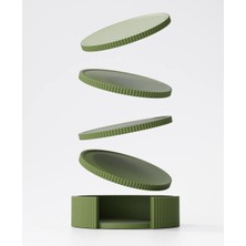 Internos Design 4'lü Düz Tasarımlı Bardak Altlığı Takımı
