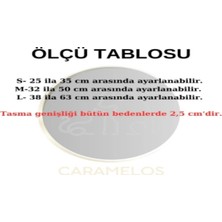 Caramelos Isimli Köpek Tasması, Orta ve Büyük Irk, Metal Kilitli, Kişiye Özel Tasma 2,5 cm