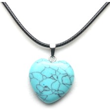 Blora Nil Mavisi Kalp Kolye