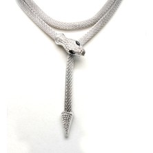 Blora Silver Yılan Kolye