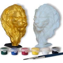 Mini Aslan Heykeli 3D Boyama Seti