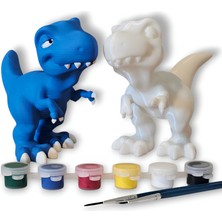 Şaşkın Dinozor 3D Boyama Seti