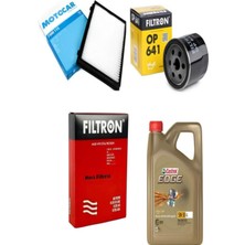 Fiat 500 1.4 Benzinli Filtre Bakım Seti Castrol Motor Yağlı (2009-2013) 4 Lü