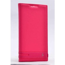 3053 Lenovo A2010 ile Uyumlu Kılıf, Elite Kapaklı ile Uyumlu Kılıf, Pembe