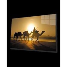 Marsilyan- Gün Batımı Sahra Deve Sunset Sahara Camel Table
