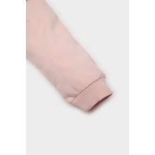 DeFacto Kız Bebek 2'li Takım Fiyonk Baskılı Sweatshirt Beli Lastikli Eşofman Altı E2866A525SP