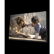 Marsilyan- Çocuk ve Köpek Cam Tablo