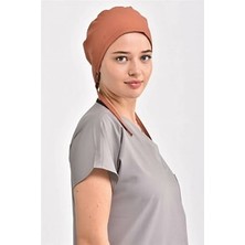 Belinda Kadın Penye Bone 3'lü Paket Siyah-Beyaz-Kiremit Rengi