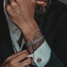 Takı Accessory Çelik Kare Örgü Zincir Bileklik