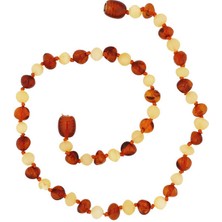 HS Demirci Bebek Damla Kehribar Diş Kolye