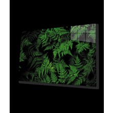 Marsilyan- Yeşil Yapraklar Cam Tablo   Green Leaves