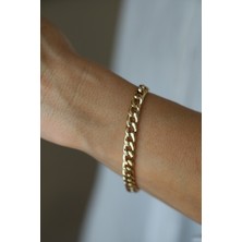 Yenigün Kuyumculuk 14 Ayar Altın Gurmet Zincir Bileklik