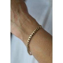 Yenigün Kuyumculuk 14 Ayar Altın Gurmet Zincir Bileklik