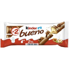 Kinder Bueno Sütlü Fındık Kremalı Çikolata 43 gr x 6 Adet