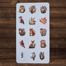 Minika Sticker Nostaljik Mantarlar Serimizz