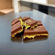 Orijinal Dubai Çikolatası Antep Fıstıklı Kadayıflı 200GR (Belçika Çikolatsı)Büyük Tablet