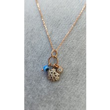 Moda Gümüş Evi 925 Ayar Gümüş Özel Tasarım Kar Tanesi Kolye