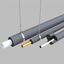 Izolasyon Borusu 60 mm Iç Çapında Polietilen Boru Yalıtım Kılıfı Köpüğü (5 Metre)