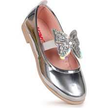 Kiko Kids Menz Kelebek Lastikli Kız Çocuk Babet Ayakkabı