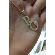 925 Ayar Gümüş Kişiye Özel Harf Love Kolye