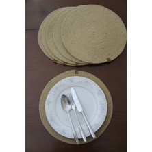 6 Adet Amerikan Servis, Supla Takımı, Tabak Altlığı, Runner