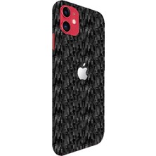 ECR MOBILE Apple iPhone 11 ile Uyumlu Armor Siyah Desenli Arka Kaplama(Ürün Kılıf Değildir!!)