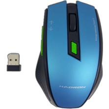 Mouse Kablosuz 2.4 Ghz Hadron HDX3404 Siyah-Mavi
