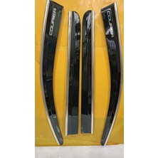 Ford Courier 4lü Kromlu Cam Rüzgarlığı Yazılı