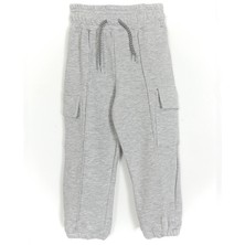 Çımalı Kargo Cep Kız Bebek & Çocuk Jogger Eşofman Altı Gri 001-0001976
