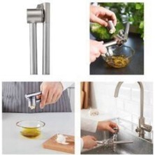 IKEA Koncıs Sarımsak Ezici + Idealısk Çırpıcı 2'li Set
