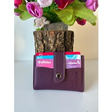 Tasarım Bordo Kartlık Cüzdan